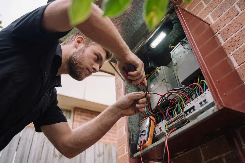 Wollstonecraft electrician performing electrical work